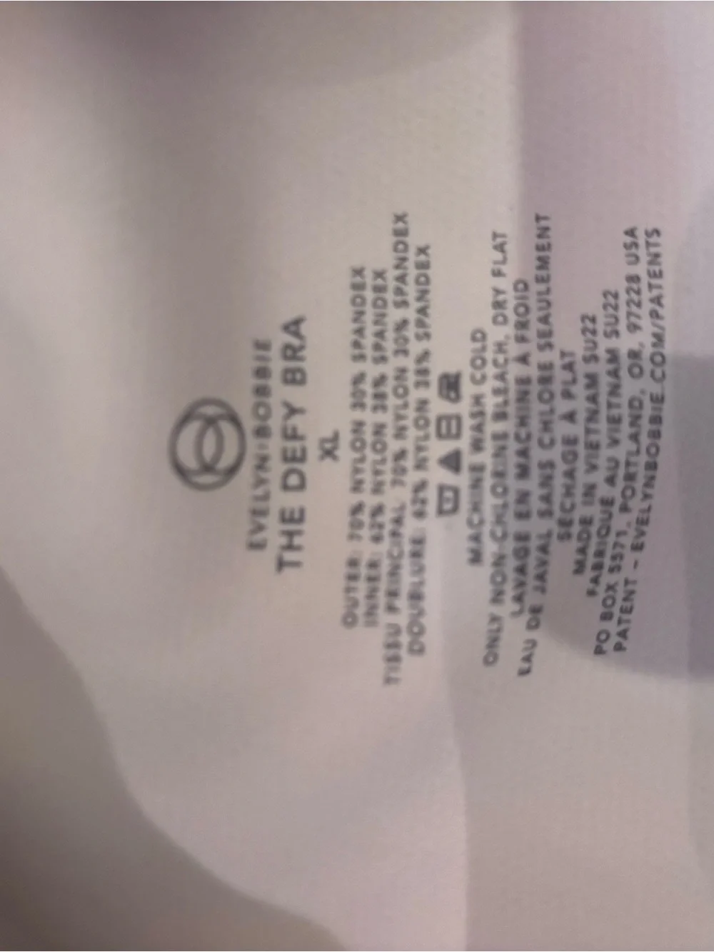 Evelyn& Bobbie Deft Bra XL
